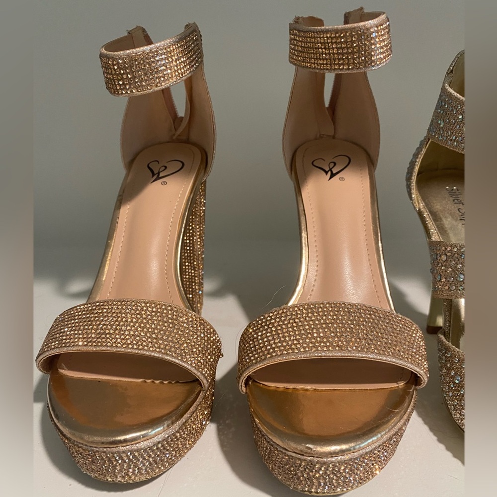 rose gold heels